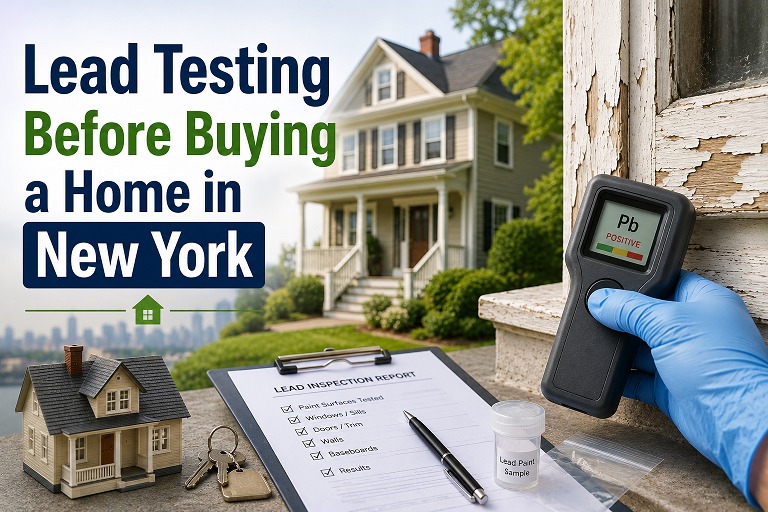 Lead inspection before buying an older home in New York