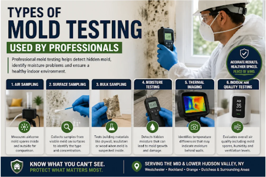 Types of Mold Testing Used by Professionals